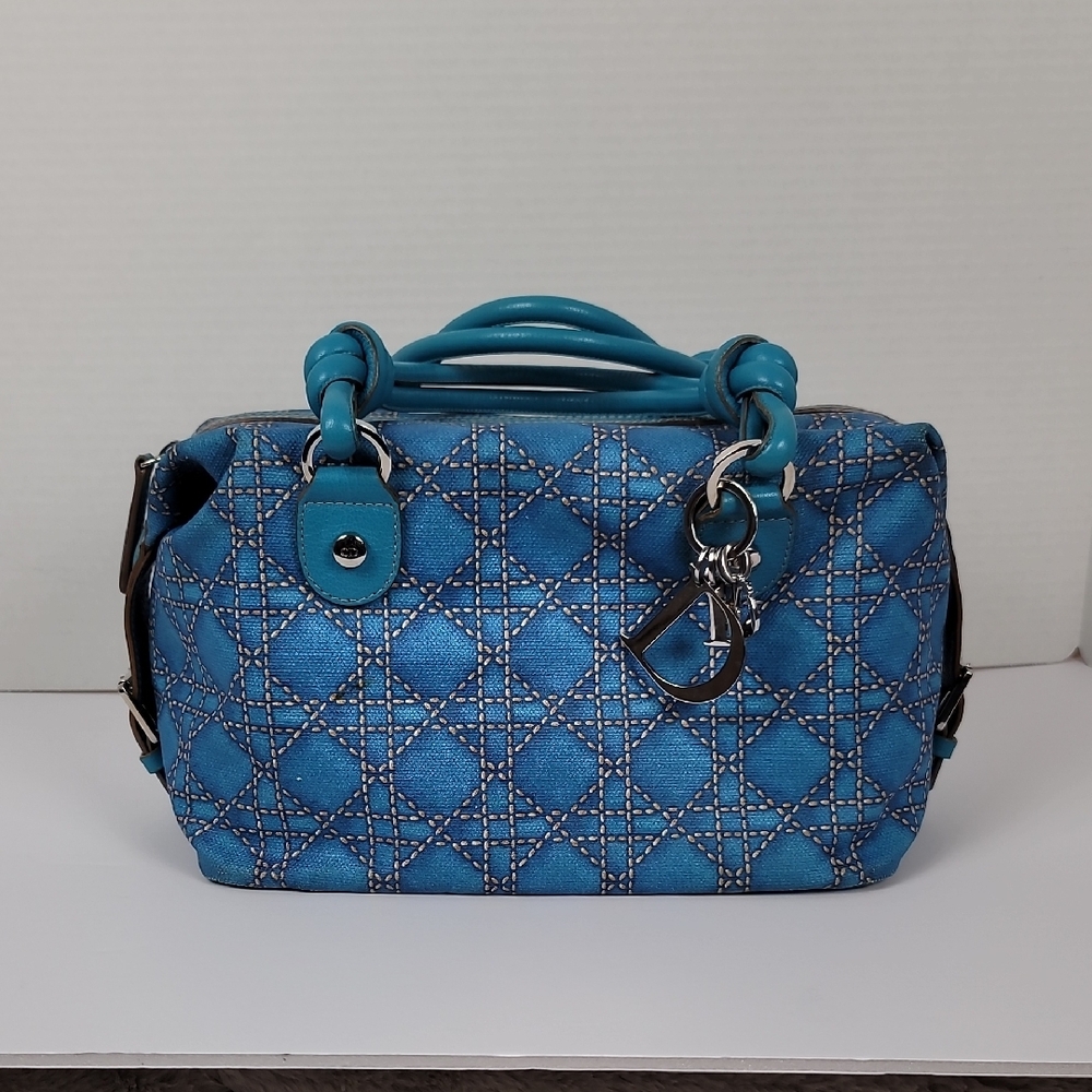 Blue Designer Handbag